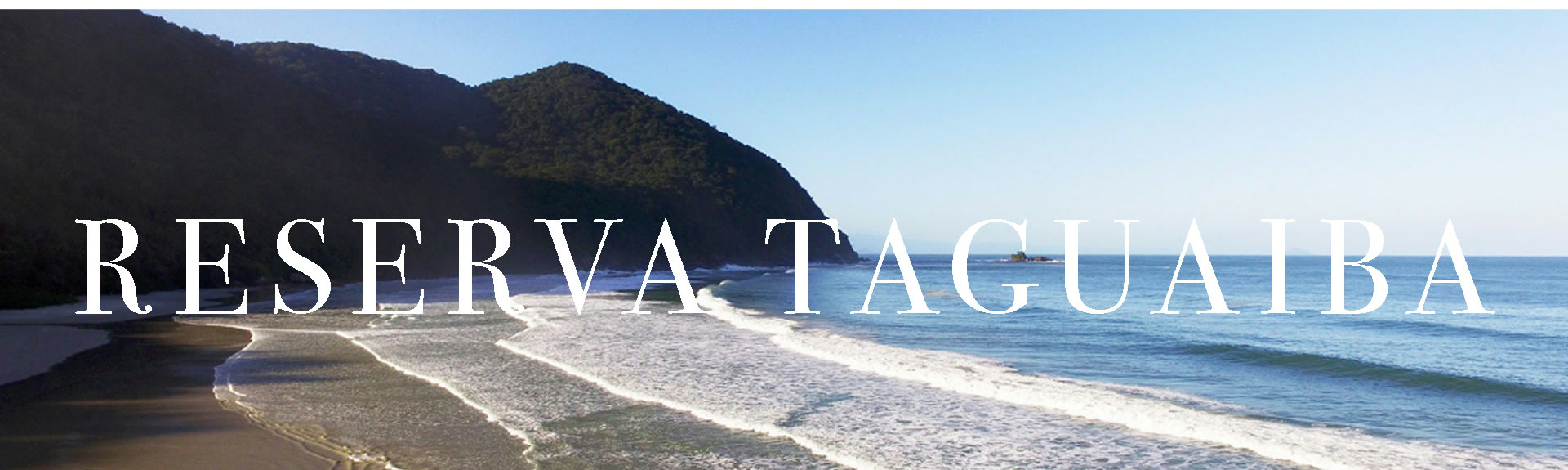 Reserva Taguaíba — praia e mata vistas do alto